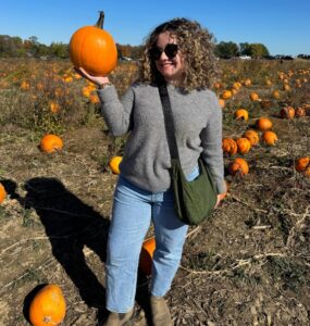 Photo of Saylor Garcia at a pumpkin patch